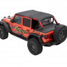 Бікіні топ Jeep Wrangler JL 18-22 2 Door (Black Diamond) Header Safari Bestop 5260935