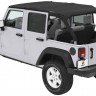 Бікіні топ Jeep Wrangler JK 10-17 4 Door (Black Diamond) Header Safari Bestop 5259435
