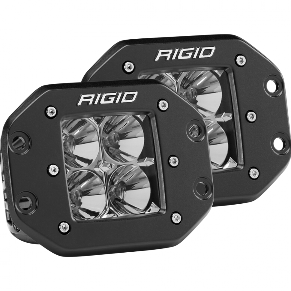 Rigid Industries 212113 D-Series Pro Flood Light Flush Pair