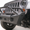 Бампер Stubby Jeep Wrangler JK 07-18 Fab Fours JK07-B1952-1