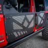 Передні двері Half із алюмінієвою сіткою Jeep Wrangler JL/Gladiator 18-22 DV8 Offroad HDJL-01F