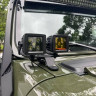 Комплект креплений светодиодной оптики на капот 3" Jeep Gladiator JT/Wrangler JL 18-23 Go Rhino 730230T