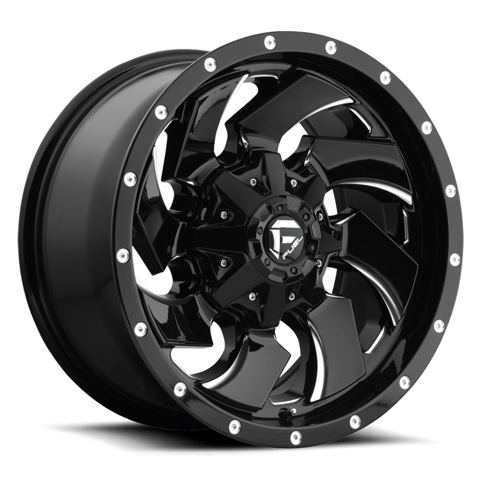 Fuel Off Road D57420007047 Cleaver Wheel Gloss Black Milled 20x10 -18