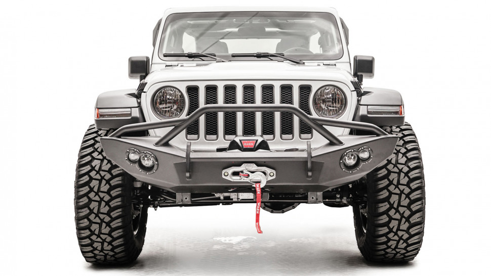 Fab Fours JL18-B4651-1 Lifestyle Winch Bumper Jeep Wrangler JL/Gladiator JT 18-22