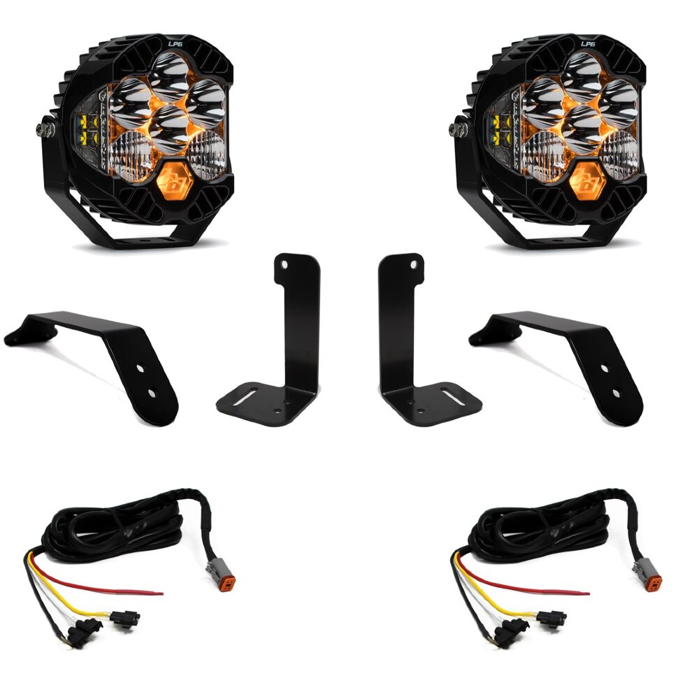 Baja Designs 447659UP LP6 Pro Bumper Light Kit Jeep Gladiator JT/Wrangler JL 18-23