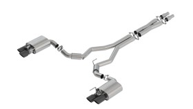 Выхлопная система Cat-Back Ford Mustang 18-23 S-Type Borla 140742BC