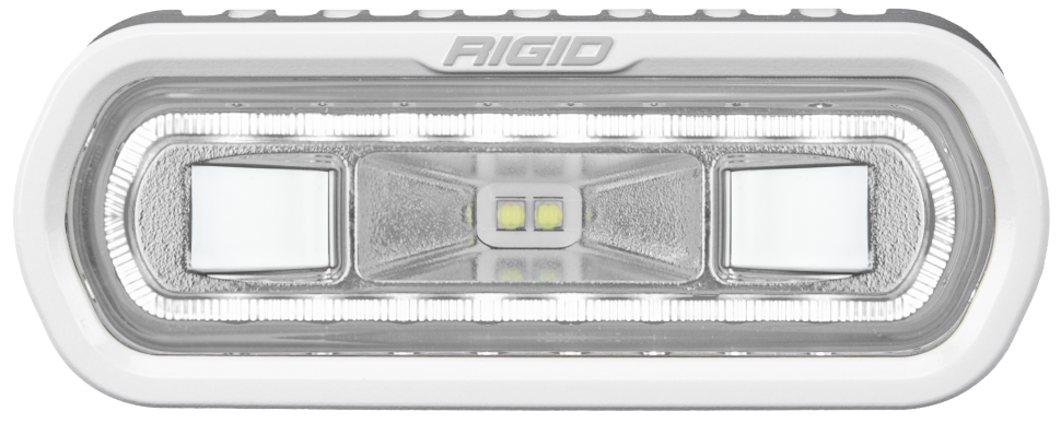 Rigid Industries 51100 SR-L Light W/Backlit White 4.5x1.5" Wide/Drive