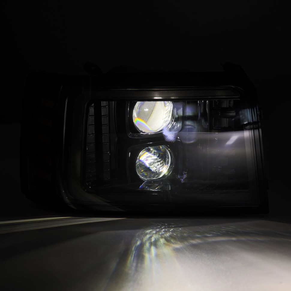 Комплект передних Led фар Ford F-150/F-250/F-350/Bronco 92-96 LUXX-Series AlphaRex 880267