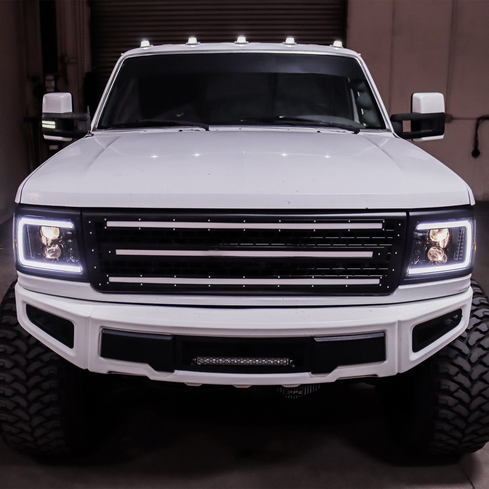 Комплект передних Led фар Ford F-150/F-250/F-350/Bronco 92-96 LUXX-Series AlphaRex 880267