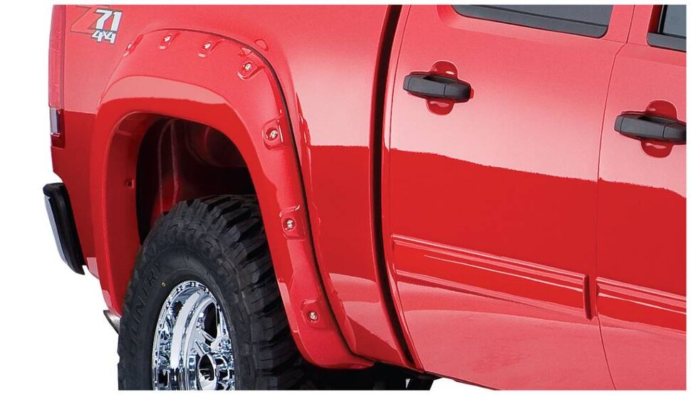 Bushwacker 40947-02 Cut Out Fender Flares Set 4 PC GMC Sierra 1500/2500/3500 07-14