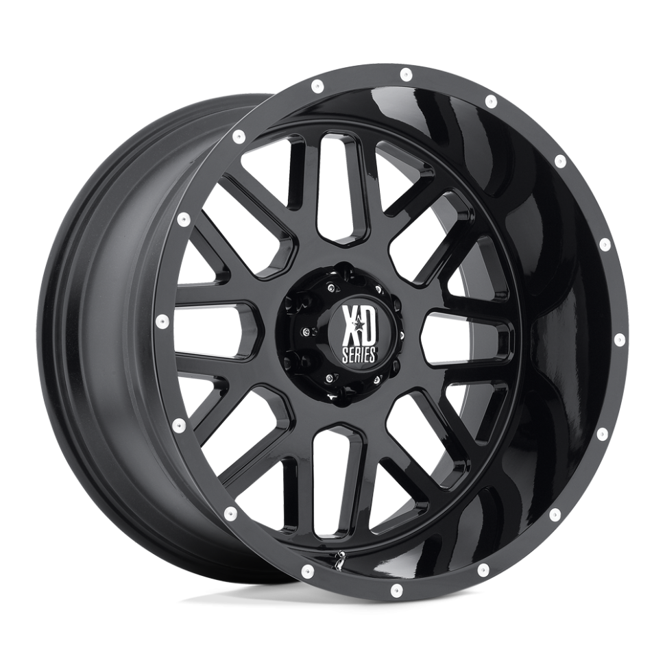 XD Wheels XD82029087718US Grenade Wheel Satin Black 20x9 +18