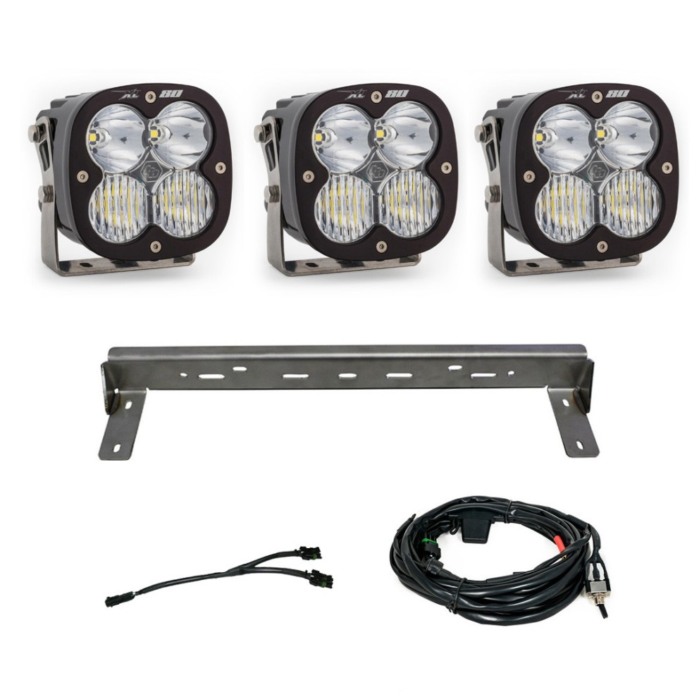 Комплект дополнительных LED фар на бампер Chevrolet Silverado 2500/3500 15-19 XL 80 Baja Designs 447842