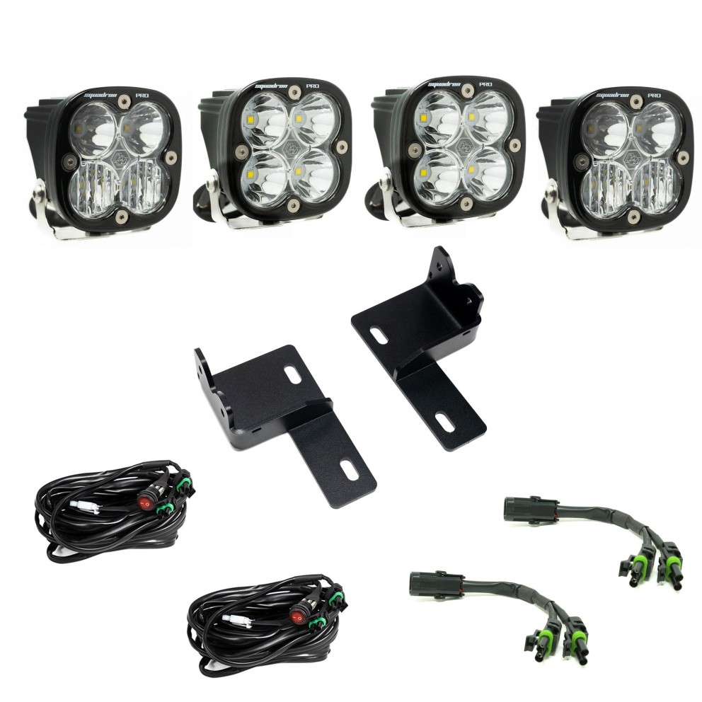 Baja Designs 44-8295 Squadron Pro Multi Pattern Behind-the-Grille LED Light Kit Toyota 4Runner 25-26
