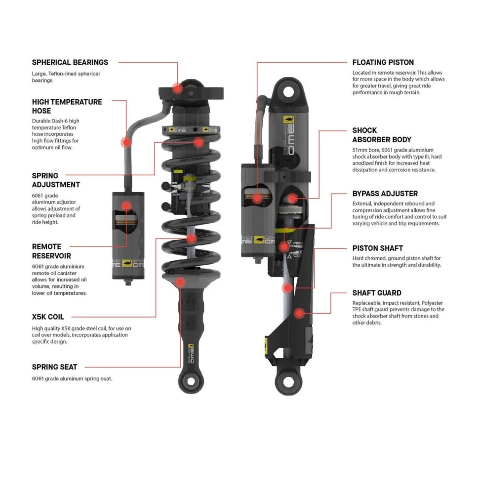 Old Man Emu 3302K BP-51 Suspension Lift Kit Lift 2" Toyota Tundra 07-21
