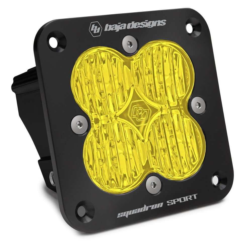 Baja Designs 551015 Squadron Sport Cutting Dimensions3.07"x3.07" Wide Led Off-Road Light Flush Mount