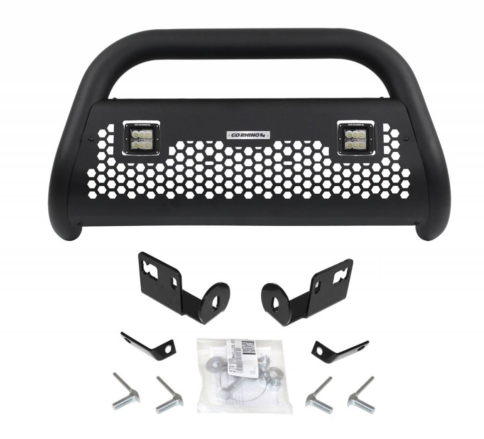 Кенгурятник с креплениями Dodge Ram 1500 19-22 RC2 LR Go Rhino 55672LT