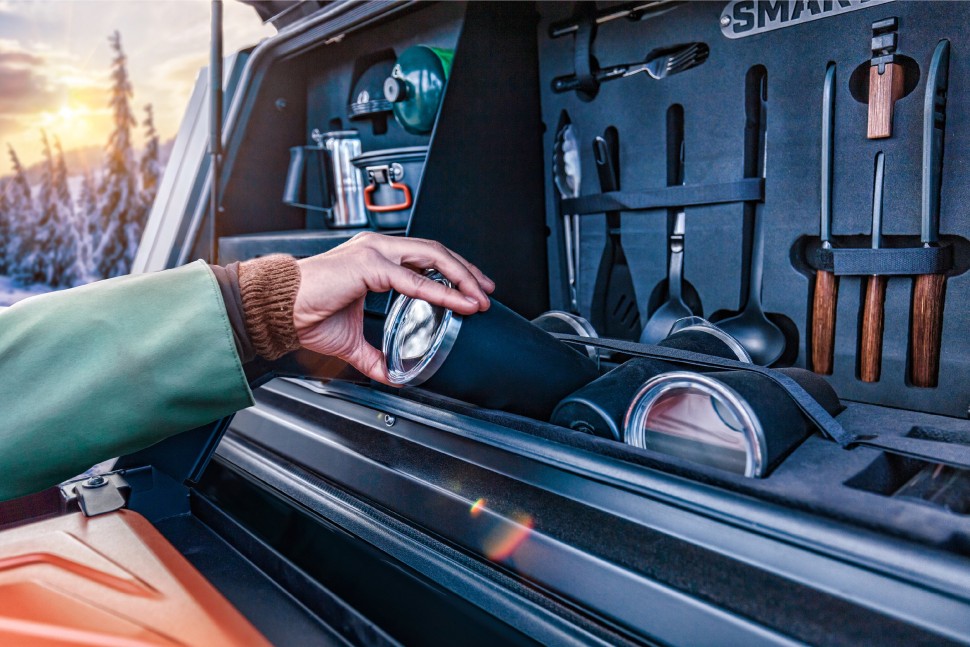 Кунг Chevrolet Silverado/GMC Sierra 1500 5'8" 19-24 SmartCap EVOa Adventure EA0100-MB