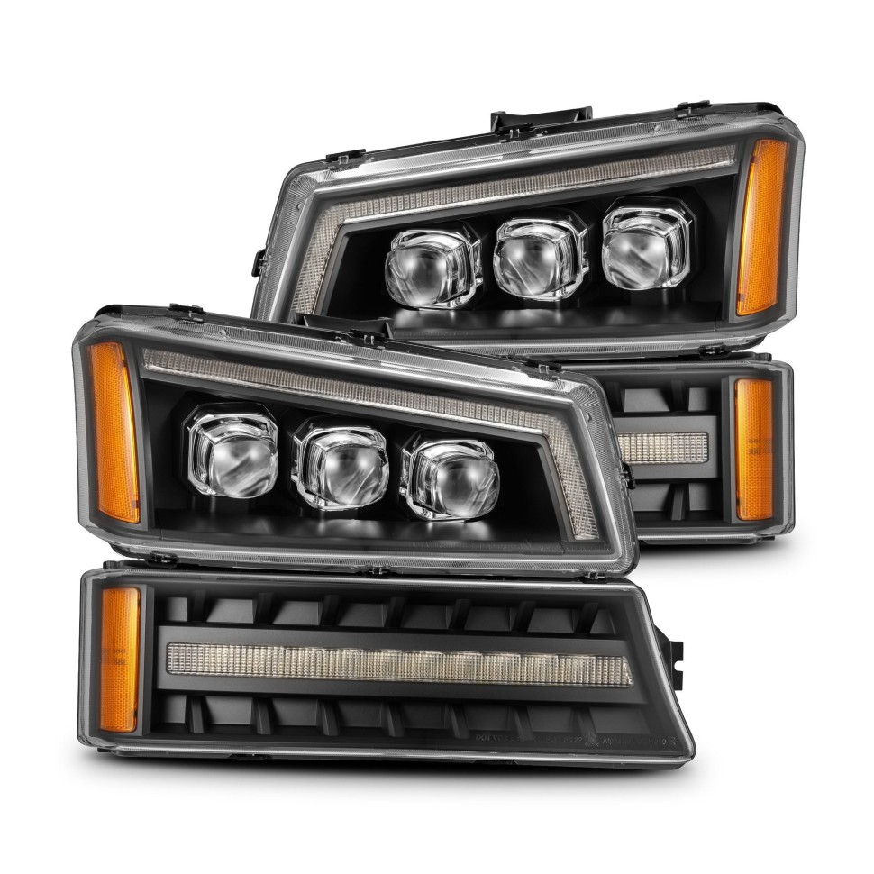 Комплект передних Led фар Chevrolet Silverado 1500/2500/3500 03-06 NOVA-Series AlphaRex 880256