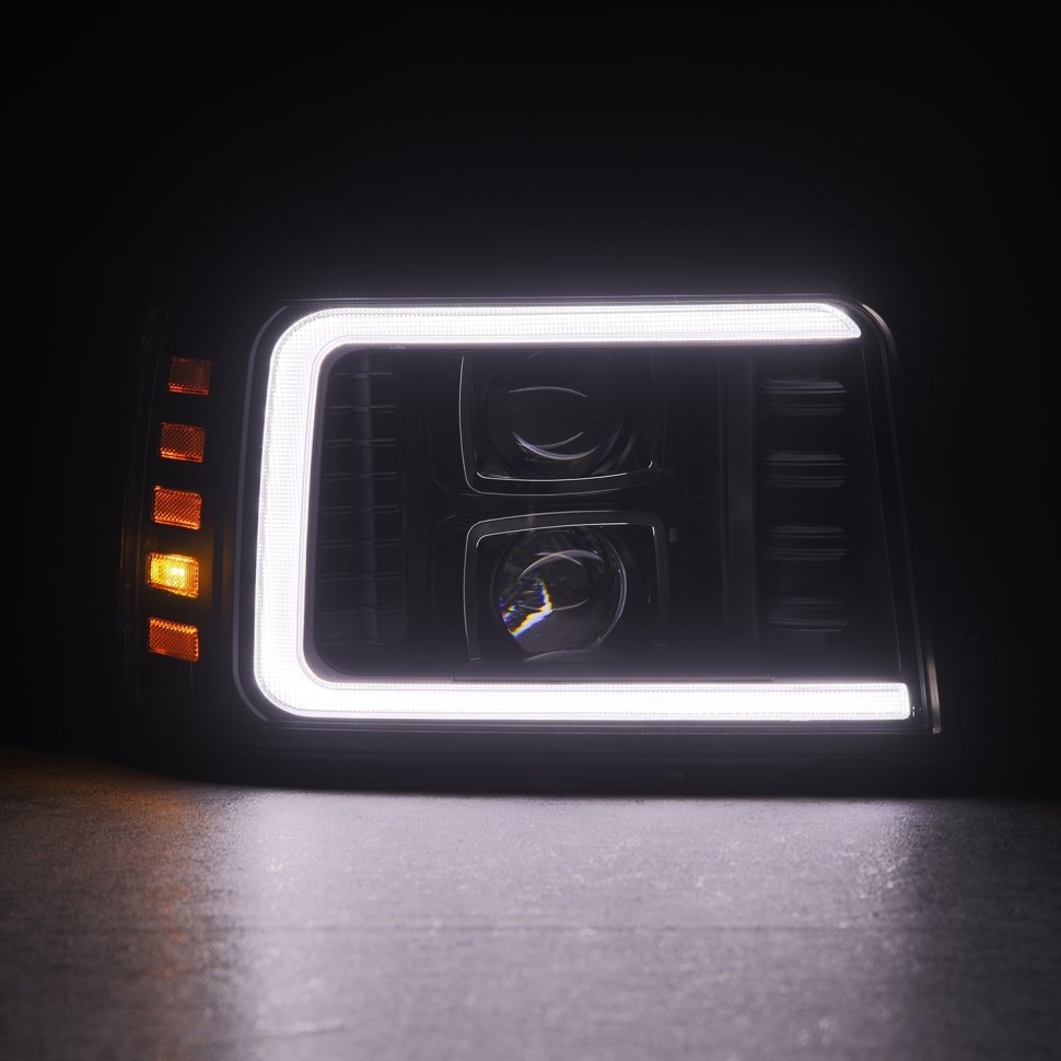 Комплект передних Led фар Ford F-150/F-250/F-350/Bronco 92-96 LUXX-Series AlphaRex 880268