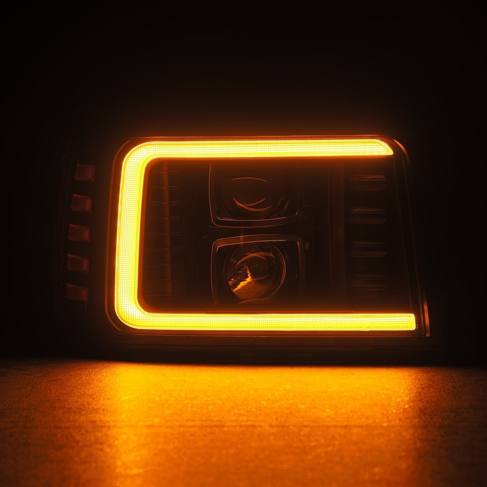 Комплект передних Led фар Ford F-150/F-250/F-350/Bronco 92-96 LUXX-Series AlphaRex 880268