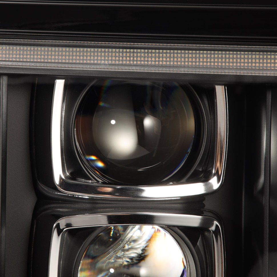 Комплект передних Led фар Ford F-150/F-250/F-350/Bronco 92-96 LUXX-Series AlphaRex 880268