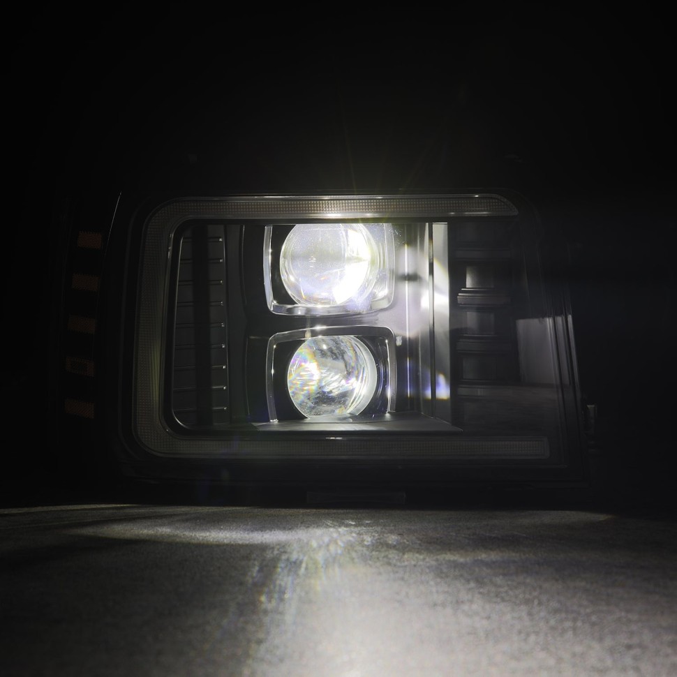 Комплект передних Led фар Ford F-150/F-250/F-350/Bronco 92-96 LUXX-Series AlphaRex 880268