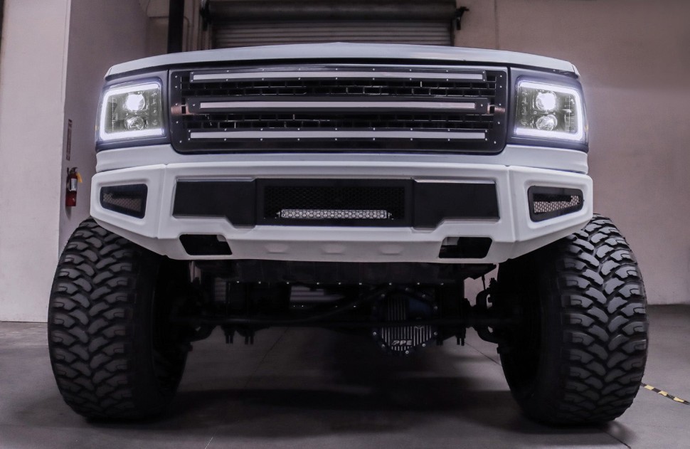 Комплект передних Led фар Ford F-150/F-250/F-350/Bronco 92-96 LUXX-Series AlphaRex 880268