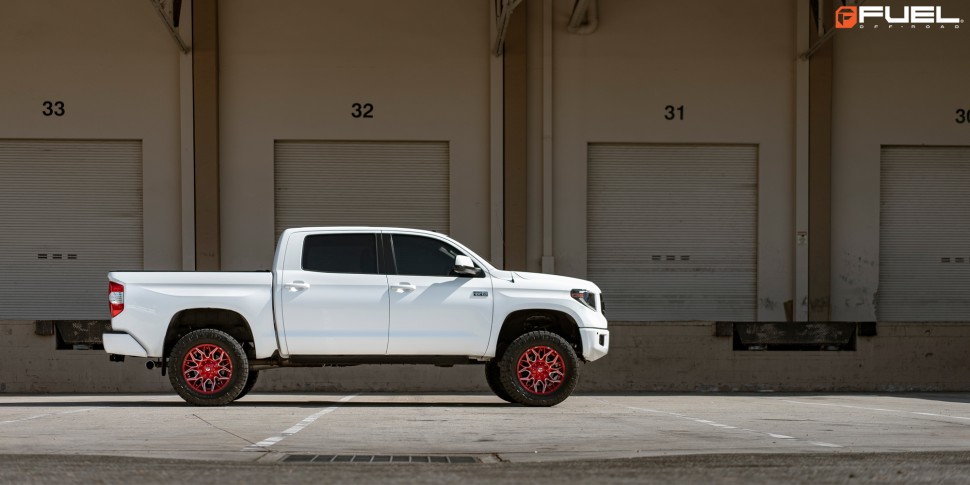 Колесный диск Fuel Off Road Twitch Candy Red Milled 20x10 ET-18 D77120001747