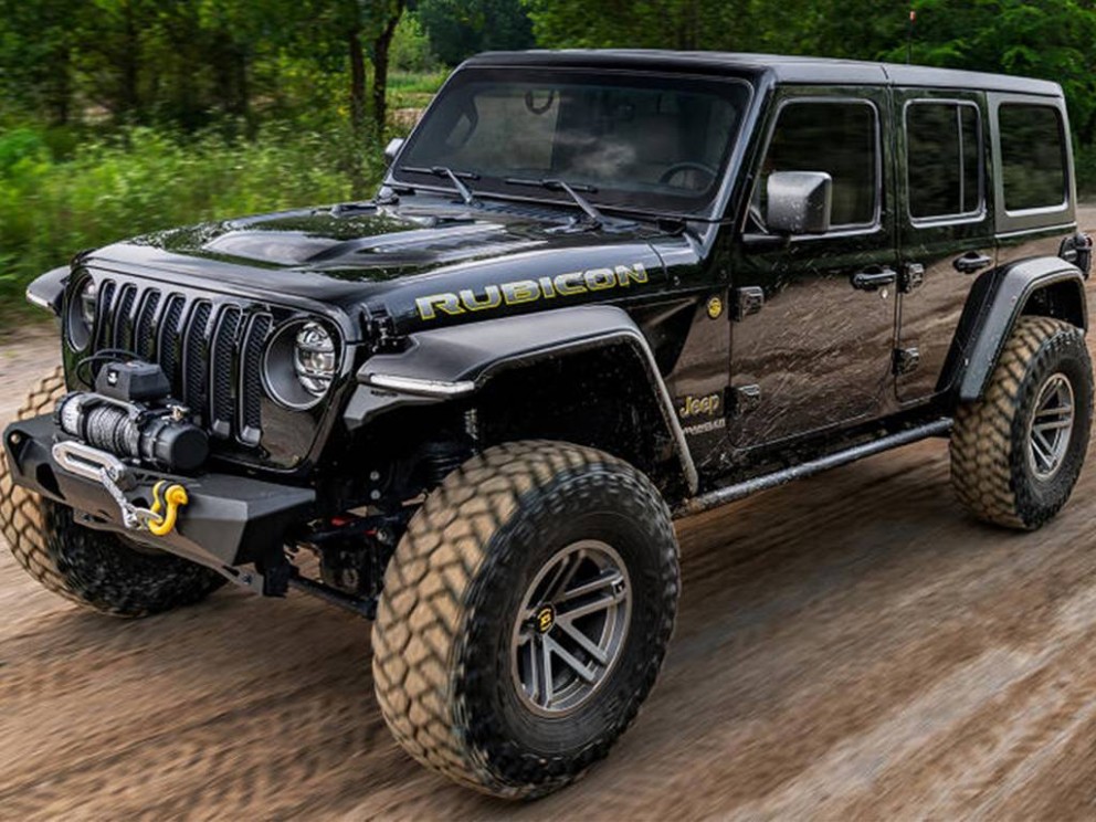 Bushwacker 11950-07 Hyperform Fender Flares Set 4 PC Jeep Wrangler JL 18-25