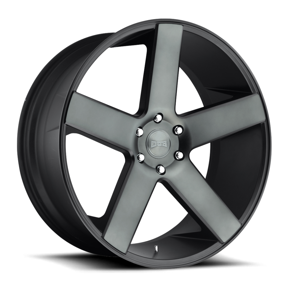 DUB Wheels S116229556+32 Baller S116 Wheel Matte Black Double Dark Tint 22x9.5 +32