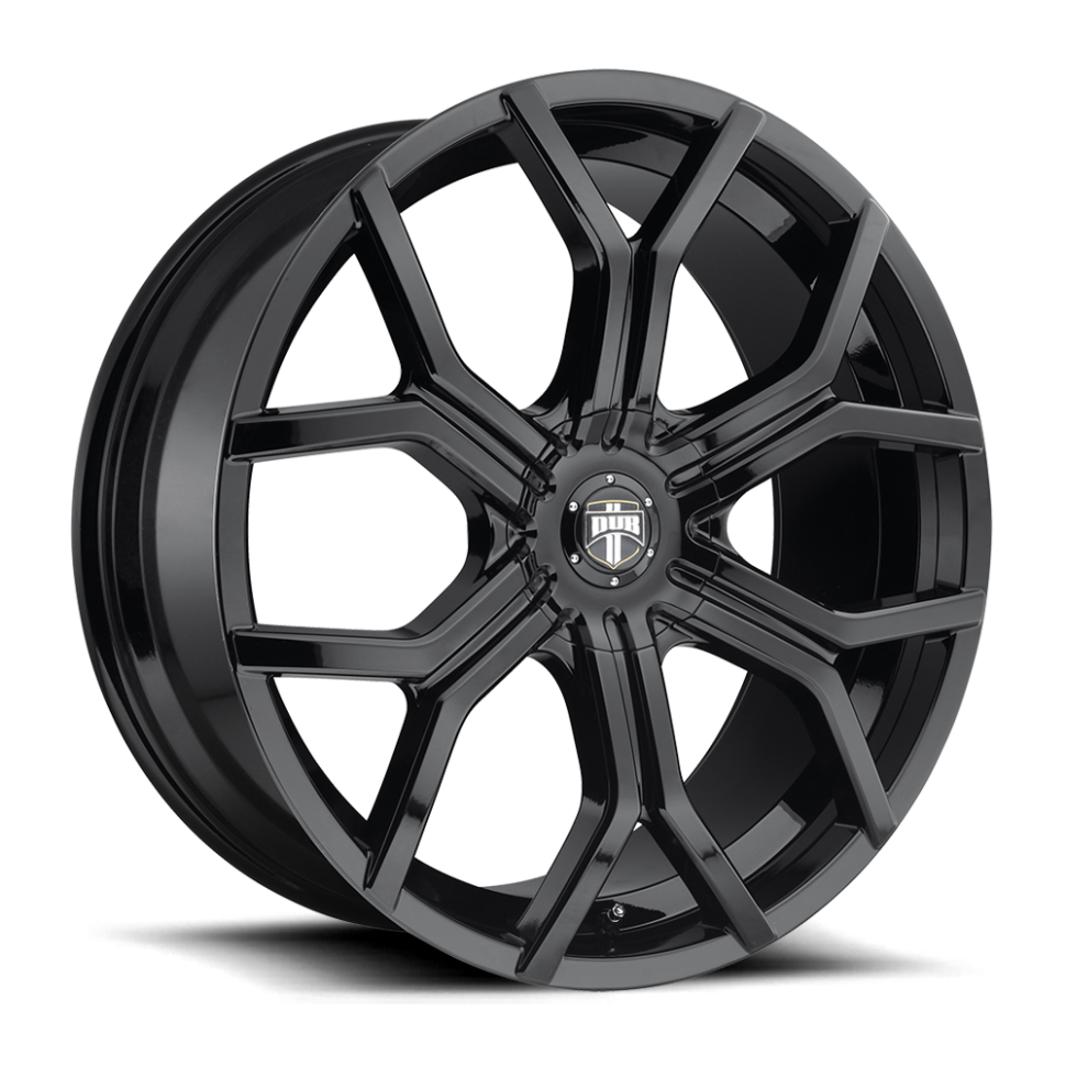 DUB Wheels S2082295F9+30 Royalty S208 Wheel Gloss Black 22x9.5 +30