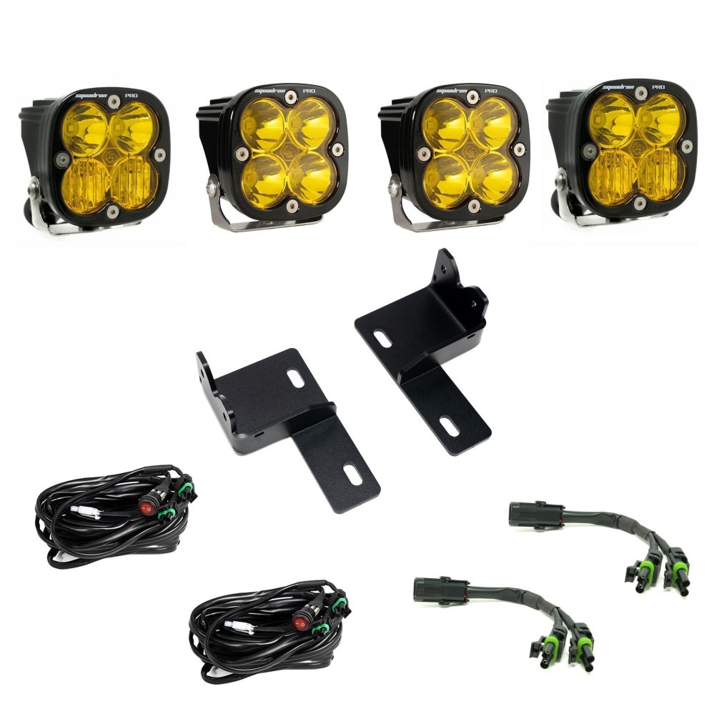 Baja Designs 44-8297 Squadron Pro Multi Pattern Behind-the-Grille LED Light Kit Toyota 4Runner 25-26
