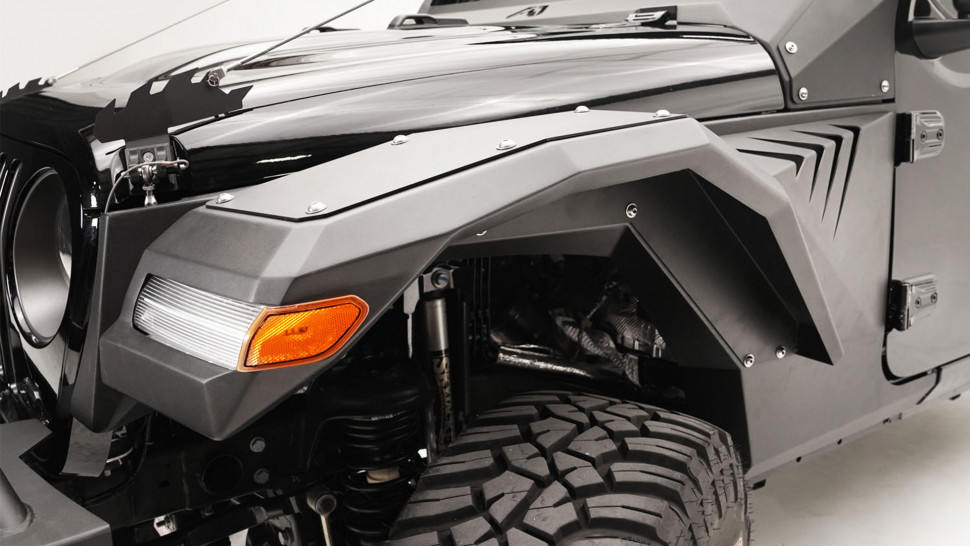 Fab Fours JL2002-1 Front Inner Fenders Jeep Wrangler JL/Gladiator JT 18-22