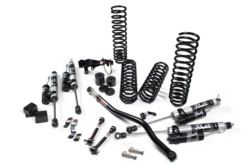 Лифт кит подвески 3.5" J-Venture Jeep Wrangler JK 07-18 4Door с амортизаторами FOX с резервуаром JKS JSPEC100KFR