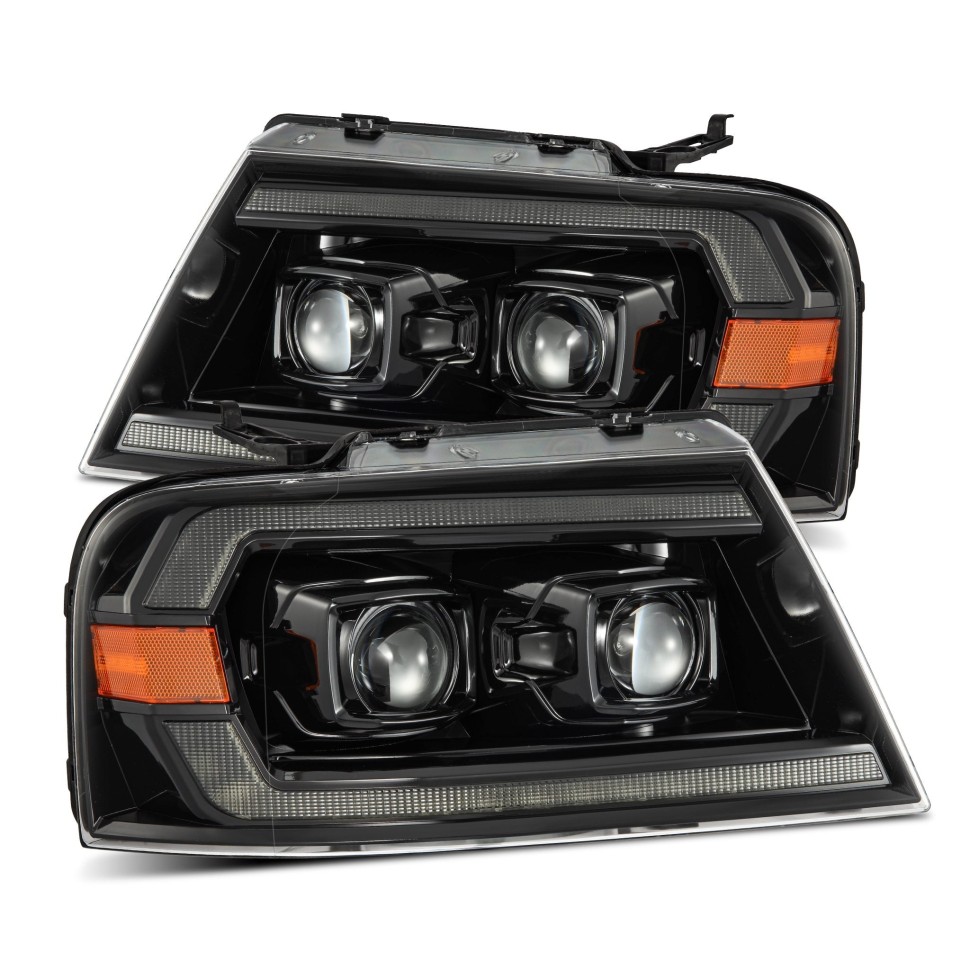 Комплект передних галогеновых фар Ford F-150/Lincoln Mark LT 04-08 PRO-Series AlphaRex 880136