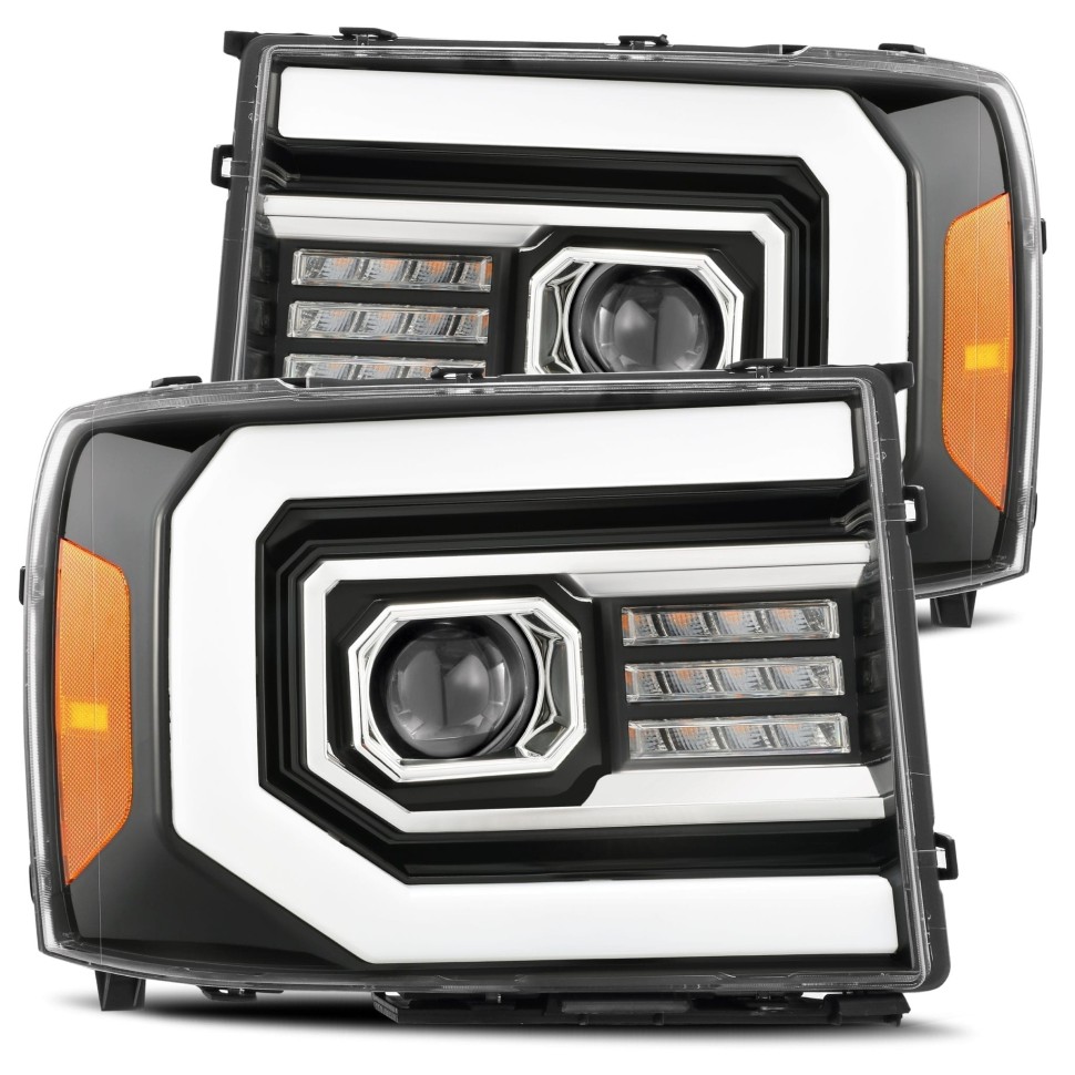 Комплект передних Led фар GMC Sierra 1500/2500/Sierra 3500 07-14 LUXX-Series AlphaRex 880097