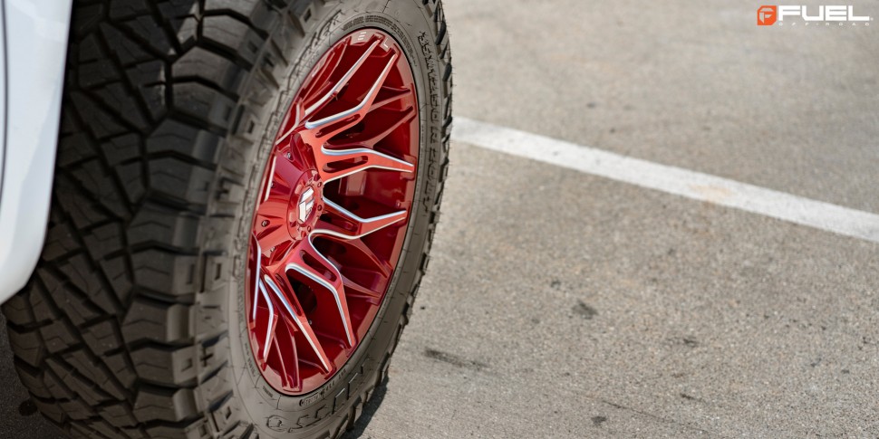 Колесный диск Fuel Off Road Twitch Candy Red Milled 20x10 ET-18 D77120001847