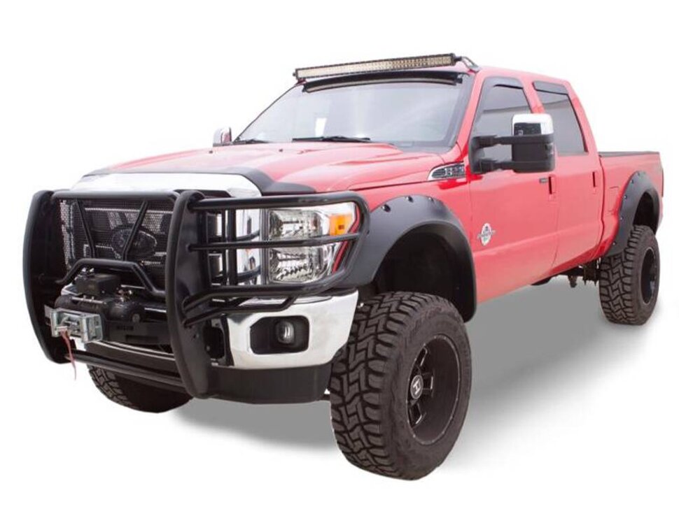 Bushwacker 20940-02 Cut Out Fender Flares Set 4 PC Ford F-250/F-350 11-16