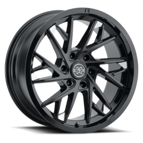 Raised Wheels MR80129060512 801 Wheel Gloss Black Milled 20x9 Offset +12