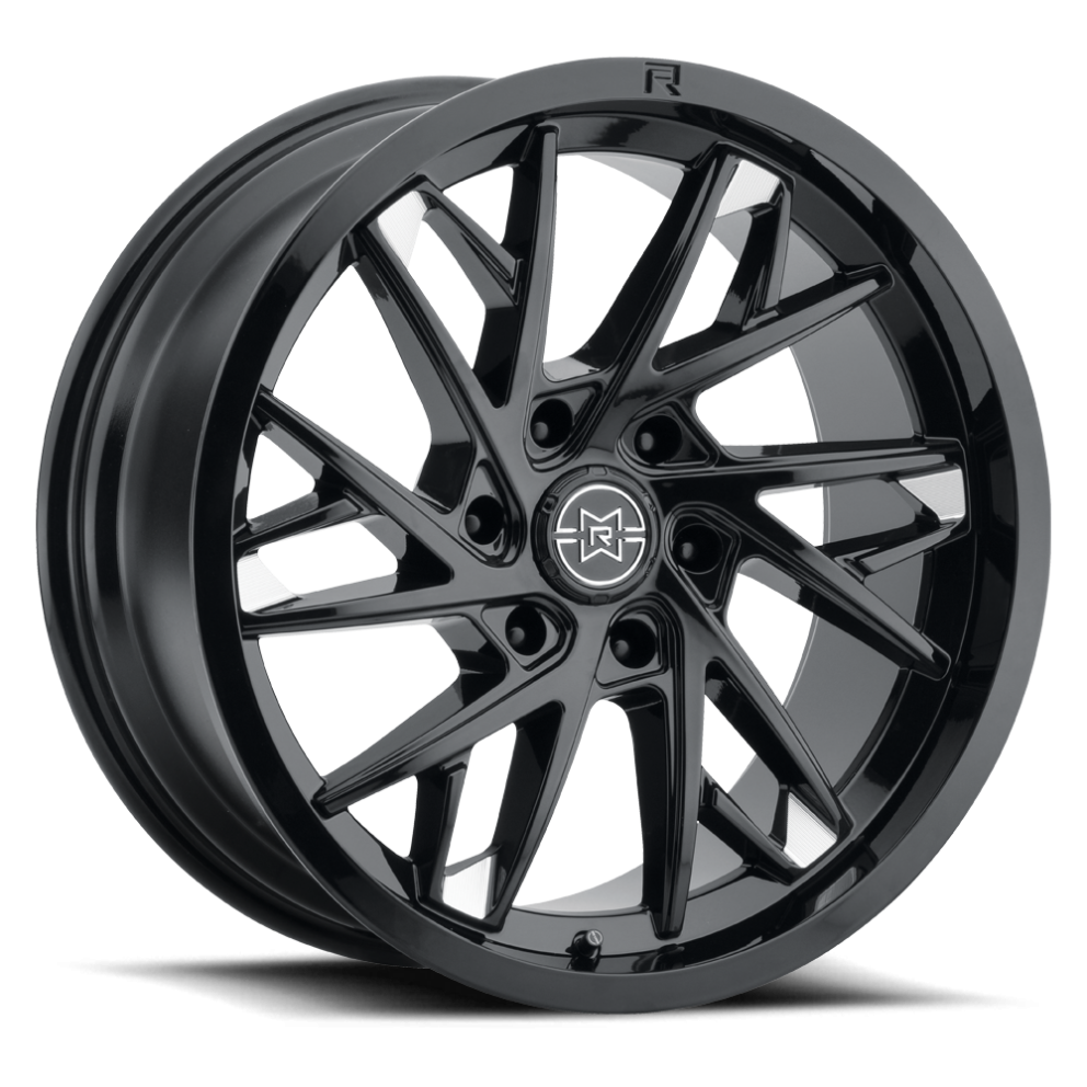 Raised Wheels MR80129060512 801 Wheel Gloss Black Milled 20x9 Offset +12