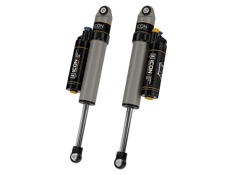 Icon Vehicle Dynamics 77701XP 2.5 VS Remote Reservoir CDXS Rear Reservoir Adjustable Shock Lift 0-4" Chevrolet Silverado/GMC Sierra 1500/2500/3500 01-26 Pair