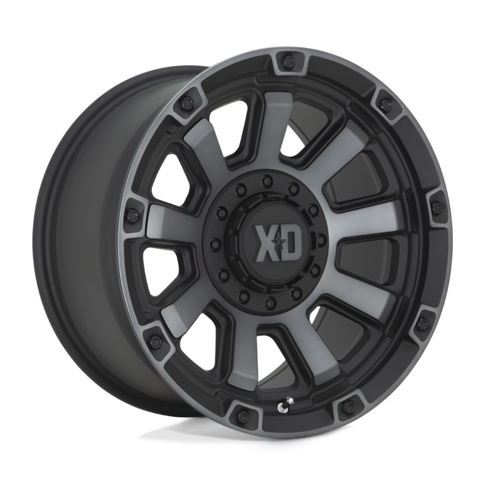Колісний диск XD Wheels Gauntlet Satin Black W/Gray Tint 20x10 ET-18 XD85221080418N