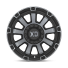 XD Wheels XD85221080418N Gauntlet Wheel Satin Black W/Gray Tint 20x10 -18