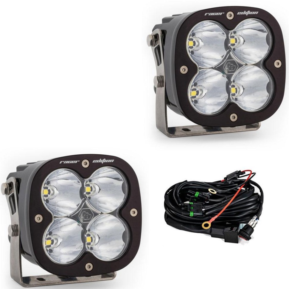Комплект додаткових LED фар 4.43x4.43" Racer Spot XL Racer Edition Baja Designs 687802