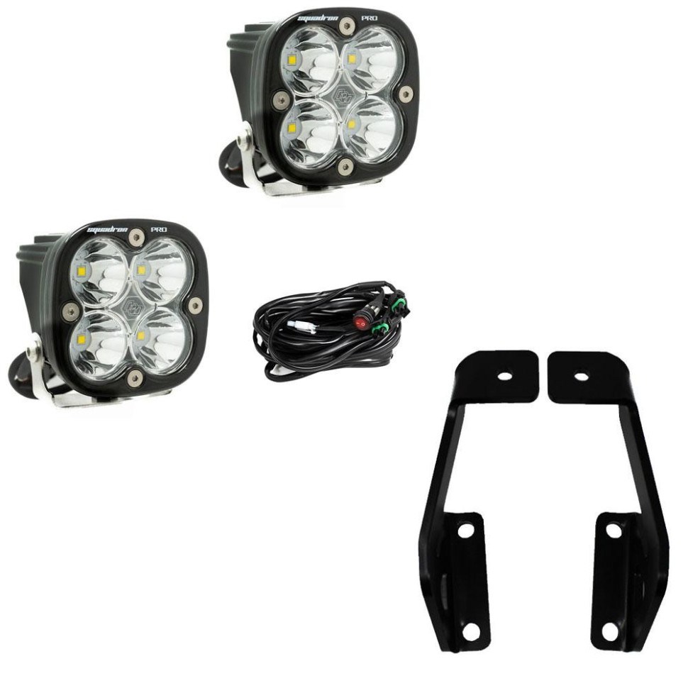 Baja Designs 447574 Squadron Pro Driving/Combo A-Pillar LED Light Kit Ford F-150 Raptor 09-14