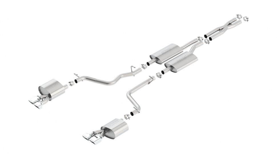 Borla 140482 Cat-Back Exhaust System Dodge Challenger RWD 11-14