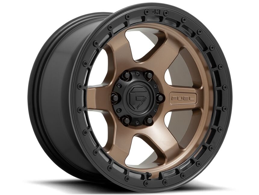 Колісний диск Fuel Off Road Block Matte Bronze W/Black Ring 18x9 ET+20 D75118909457