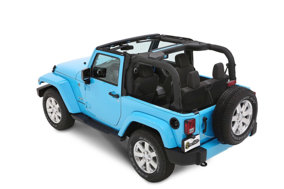 Мягкая крыша Trektop Soft Top Black Diamond Jeep Wrangler JK 07-18 2 Door Bestop 5645235