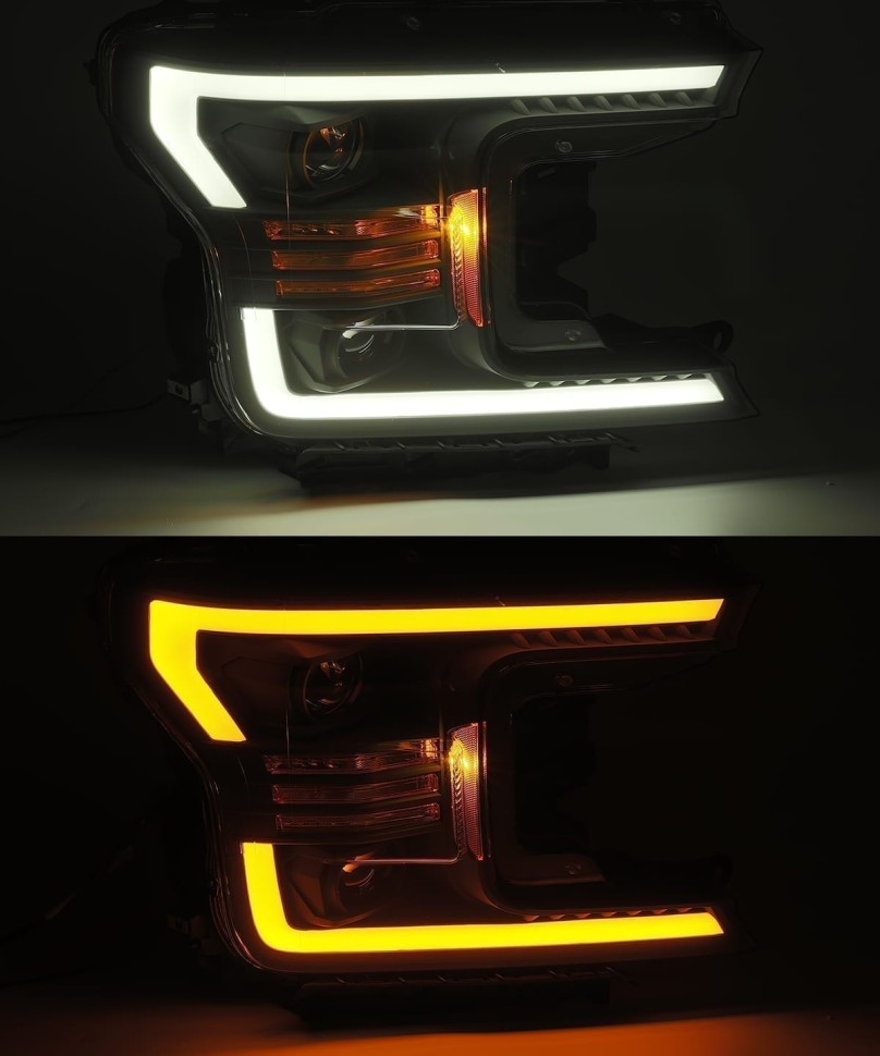 Комплект передніх галогенних фар Ford F-150 18-20 PRO-Series AlphaRex 880186