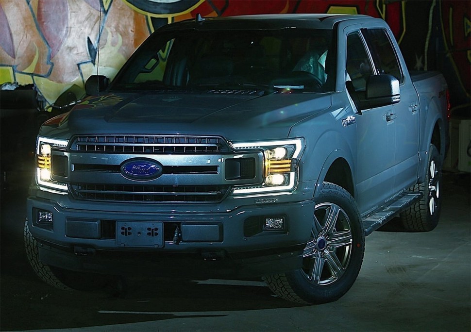 Комплект передніх галогенних фар Ford F-150 18-20 PRO-Series AlphaRex 880186